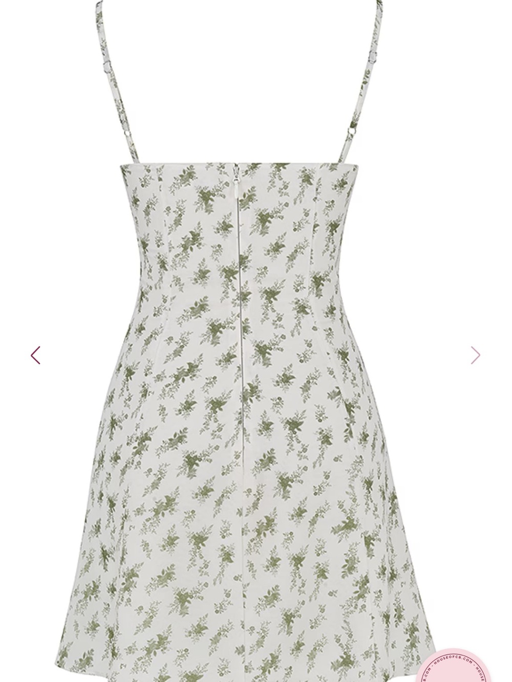 House of CB Christiana White Floral Corset Mini Dress - Picture 4 of 7
